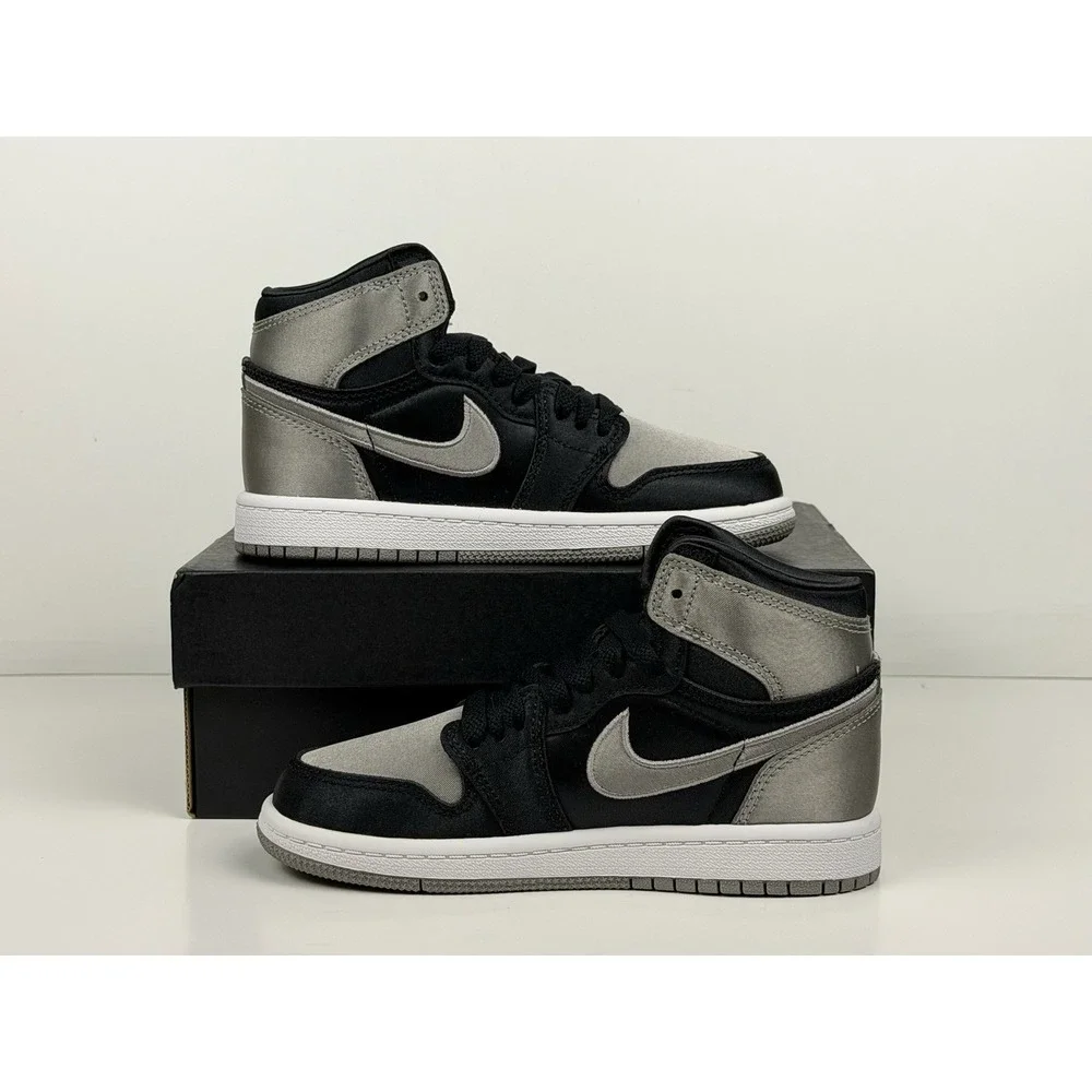 Jordan 1 Retro High OG (PS) Satin Shadow‎ Size 13c Black/Grey FD5304-010